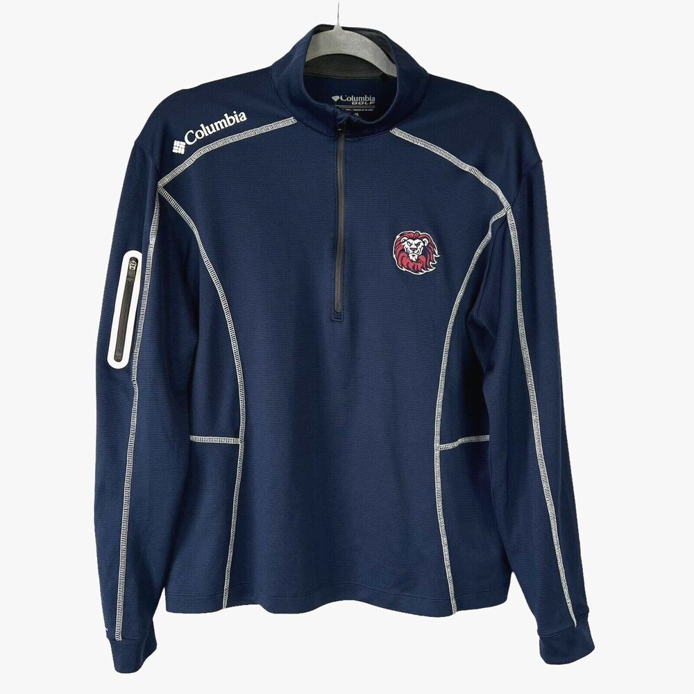 Columbia Golf Loyola Marymount University LMU Men’s Medium 1/4 Zip Pullover Top